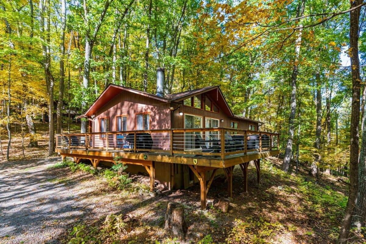 Chalet W Hot Tub, Large Deck, Grill, & Fast Wifi Berkeley Springs Kültér fotó